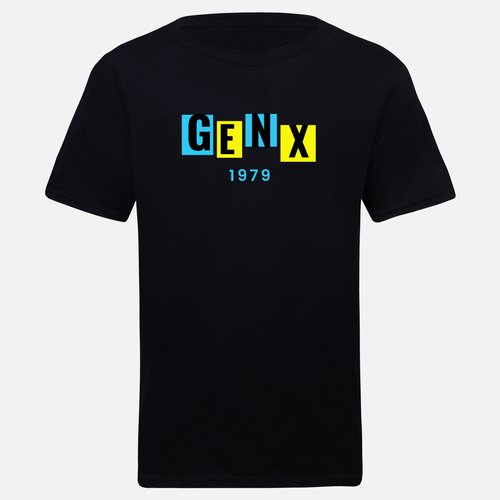 GEN X T-SHIRT (CUSTOMIZABLE YEAR)