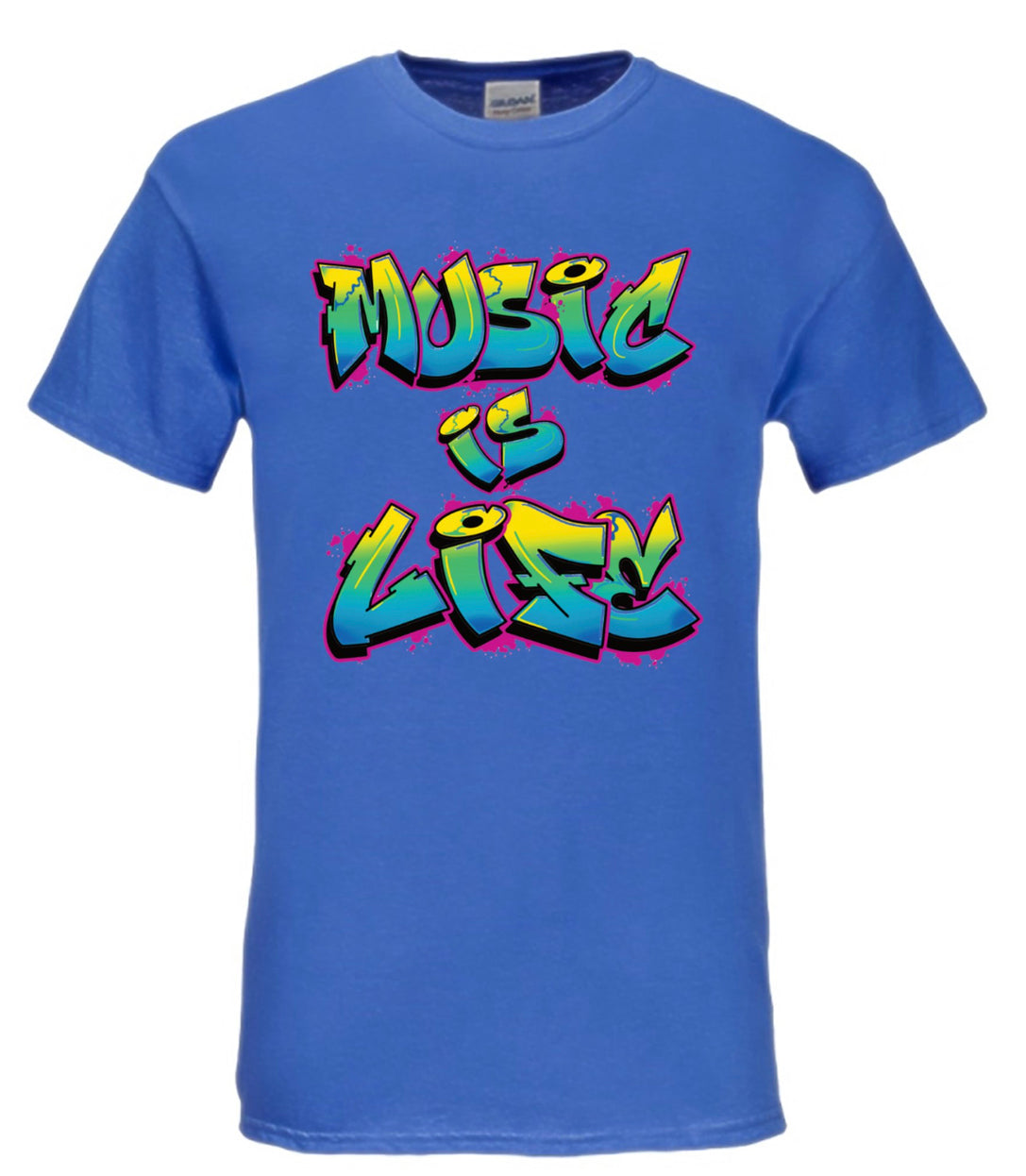 MUSIC IS LIFE UNISEX T-SHIRT